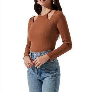 Astr Halter Neck Bodysuit